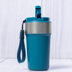 Teal Stainless Steel Insulated Travel Mug