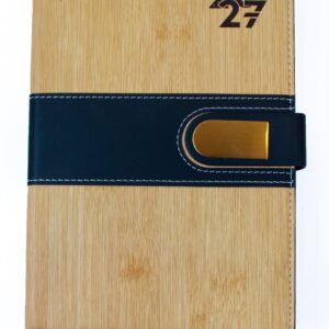 B5 2027 Wooden Cover Diary