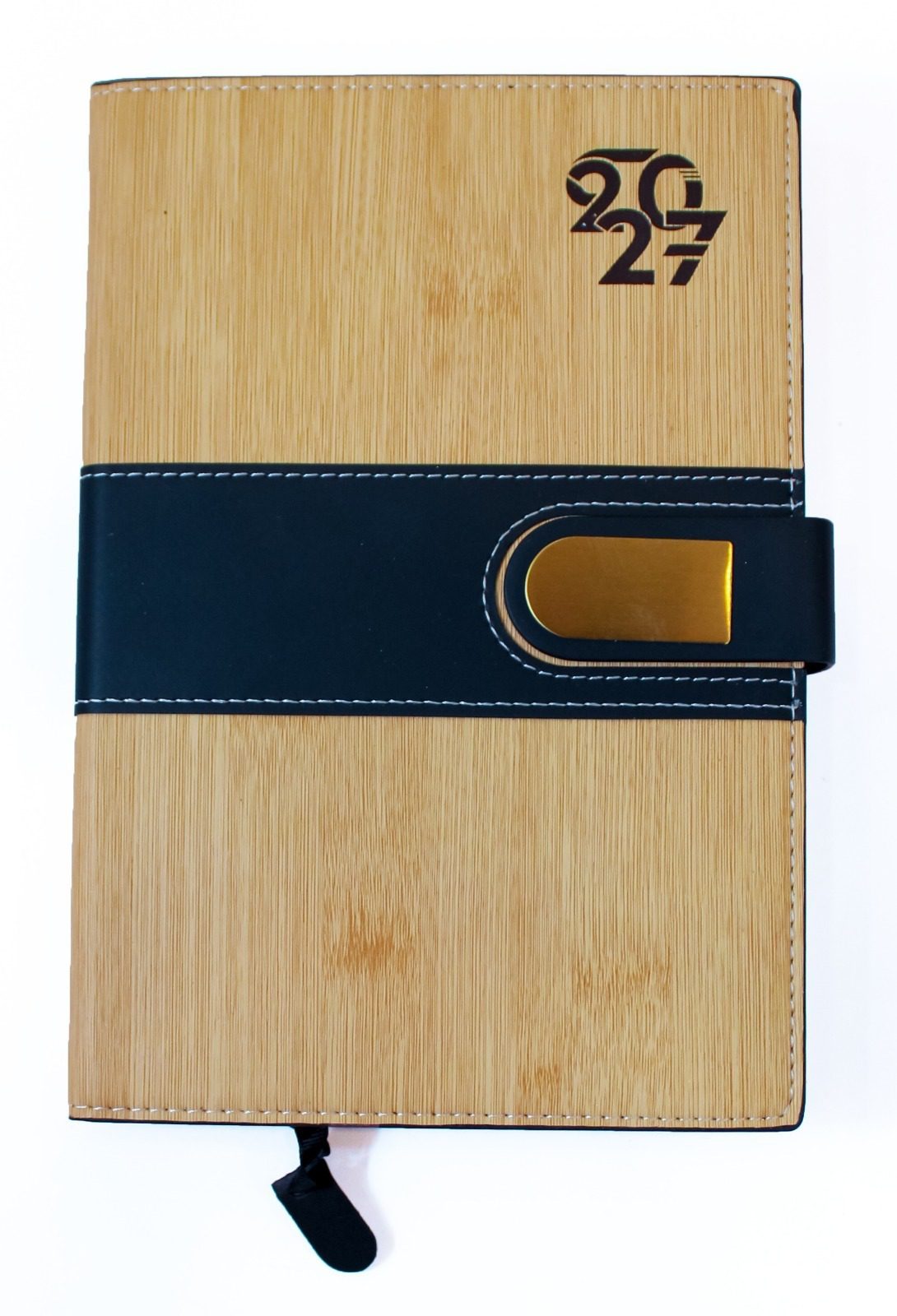 B5 2027 Wooden Cover Diary